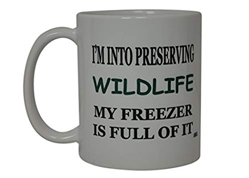 Rogue River Tactical Hunting Coffee Mug - Funny Wildlife Preserving Gift, 11oz