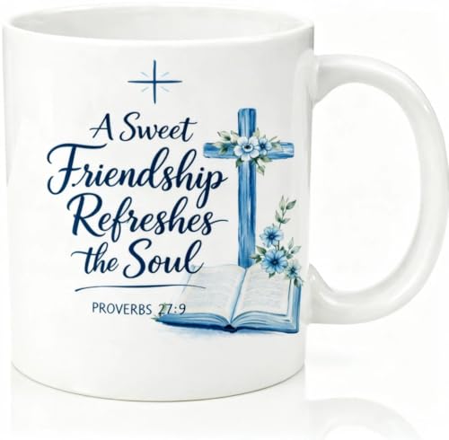 Christian Mug for Women - Religious Friendship Gift - Wittsy 11oz Coffee Cup