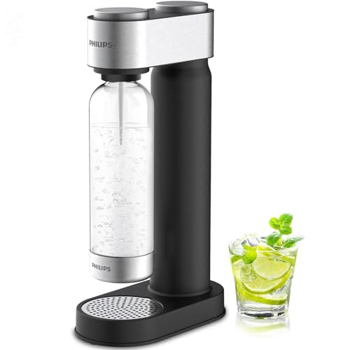 Philips Sparkling Water Maker & Soda Machine Black - Home Countertop Beverage Dispenser