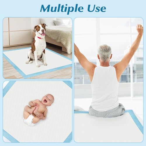 Disposable Underpads 50 Count 36 x 36 Inches Super Absorbent Bed & Chair Protectors - Variation of THIS listing