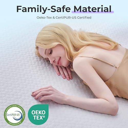 Twin XL Gel Memory Foam Mattress Topper 3 Inch Ventilated Cooling Pad for Dorm Bed