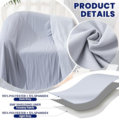 Preboun EMF Protection Blanket for Pregnant Women and Babies 86.6x86.6 Inches