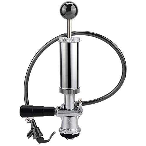 4-Inch Beer Keg Pump Hand Tap for Domestic Draft Kegs - No Power Required