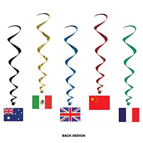 Beistle International Flag Whirls
