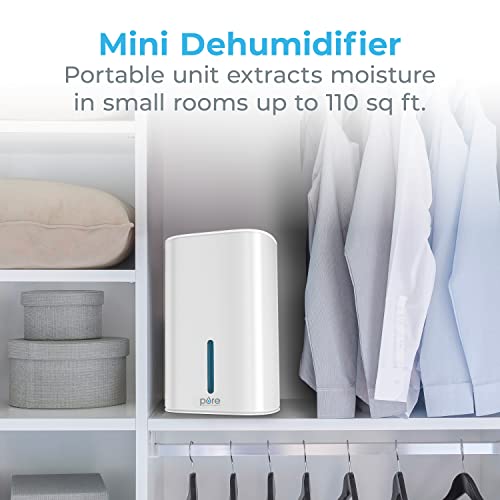 Mini Dehumidifier with 27 oz Water Tank - Portable Small Moisture Absorber