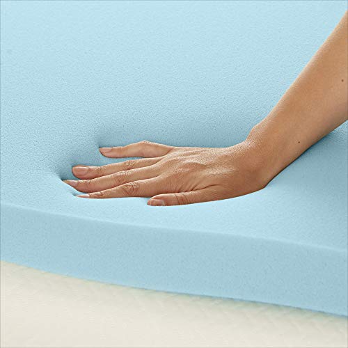 Queen Cooling Gel-Infused Memory Foam Mattress Topper 3 Inch - CertiPUR-US