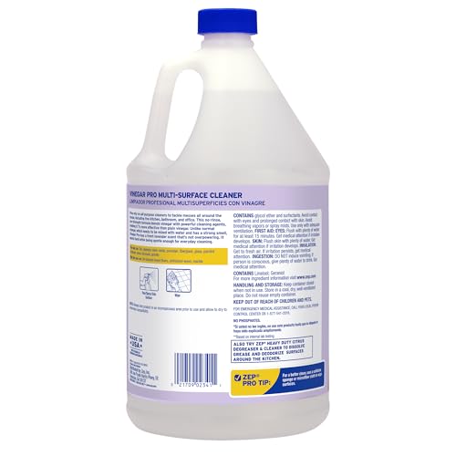 128 Fl Oz All-Purpose Cleaner with Vinegar - 4 Pack, Gentle Daily Use