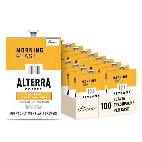 Alterra Morning Roast Freshpacks for Flavia Brewers - Case of 100 (Light Roast)