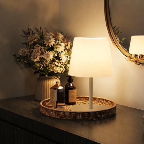 EZVALO Waterproof Shower Lamp Khaki 3-Color Rechargeable Cordless Mood Light