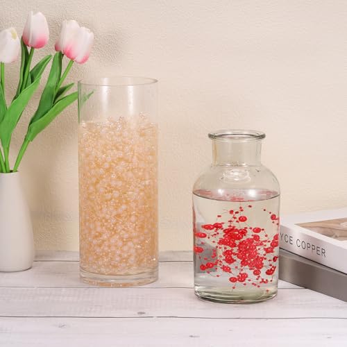 White Artificial Pearl String for Floating Candles, 12 pcs, 9.8 inches