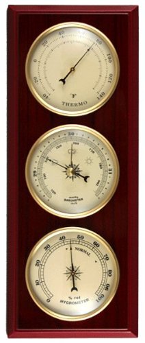 Ambient Weather YG315 Traditional Weather Station with Thermometer Barometer Hygrometer