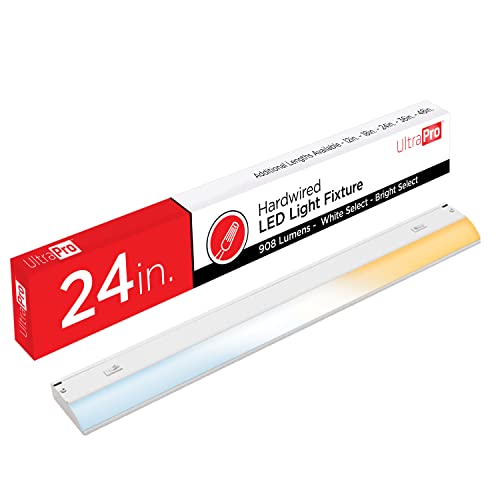 UltraPro 24 Inch Hardwired Dimmable Under Cabinet Light - White Select / Bright Select