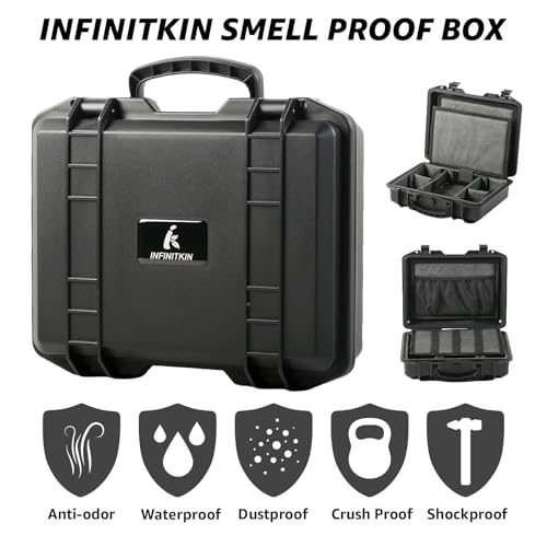 Large Airtight Smell Proof Storage Box with Lock - Medium
