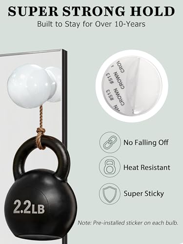 Vaneway 14 Bulb Vanity Mirror Lights Kit with Touch Dimmer & Cool White 6000K - One Color Tone