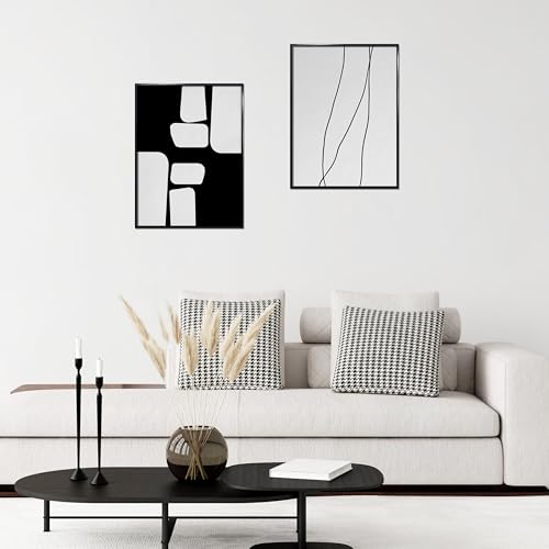 18x24 Black Gallery Wall Picture Frame Set of 5 - Modern Style, Easy Assembly