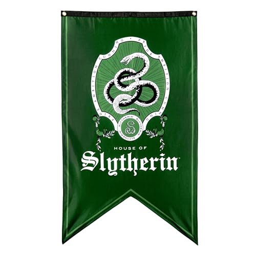 Harry Potter Hogwarts House Flags Set - 30 x 50 Inch Wizarding Banners