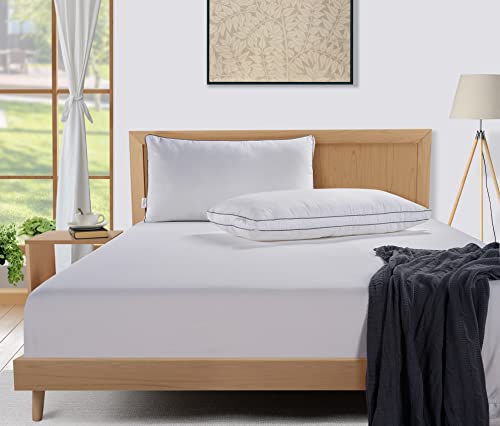 LANE LINEN Standard Size Bed Pillows for Sleeping, Set of 4, 20x26 -