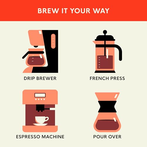 Decaf French Roast Ground Coffee 28 oz Bag - Dark Roast, Swiss Water Process, 100% Arabica, Kosher - San Francisco Bay
