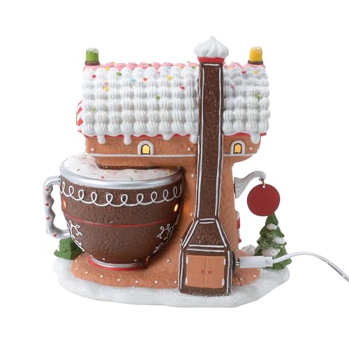 Department 56 North Pole Village Lighted Building with Piping Frosting, 6.5 Inch