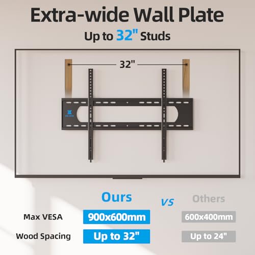 USX STAR Heavy Duty TV Wall Mount Bracket 55-120 Inch Low Profile