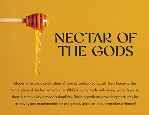 Craft A Brew Mead Making Kit – Reusable 1-Gallon Homebrew Mead Kit – Includes All Supplies & Guide