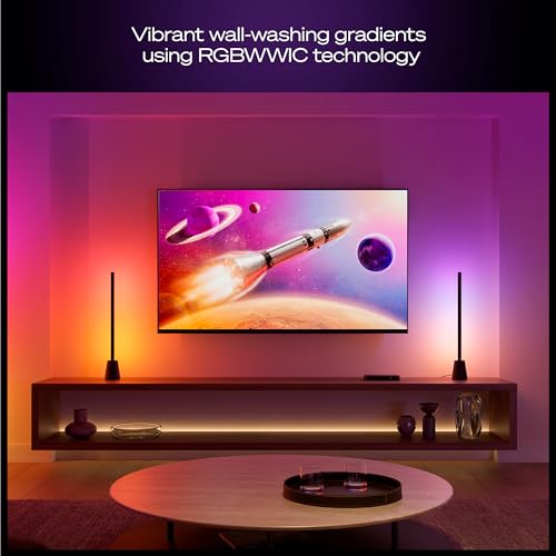 Multicolor RGBWWIC LED Table Lamp - 23.6 Inch, 1-Pack, for Home & Entertainment - Variation of This Listing