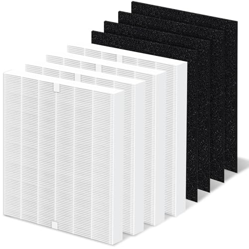 Replacement Air Purifier Filter Set for Coway Airmega AP-1512HH - 4 True + 4 Carbon Filters