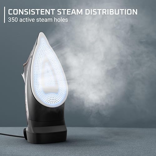 Rowenta AccessSteam Cordreel Steam Iron with Microsteam Diffusion, Anti-Drip, 1725W