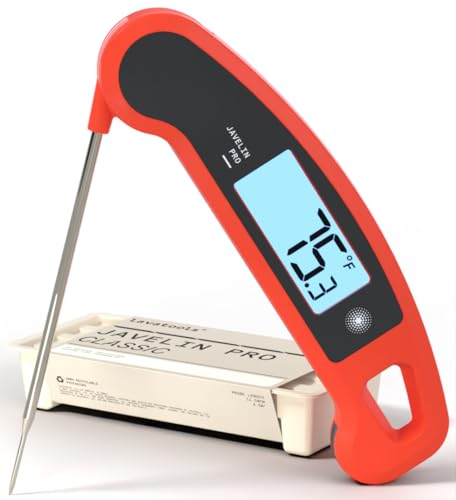 Digital Meat Thermometer - Javelin PRO Classic Ultra-Fast 2-Second Read - Sambal Variation