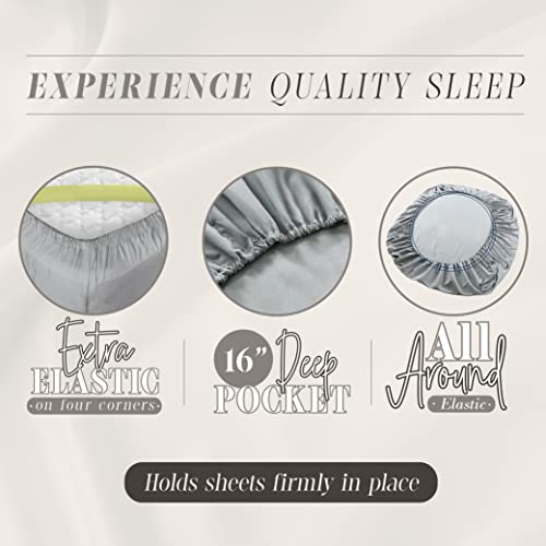 Elegant Comfort Christmas Tree King Microfiber Sheet Set - 1500 Thread Count, Wrinkle-Resistant, Breathable & Soft Bedding