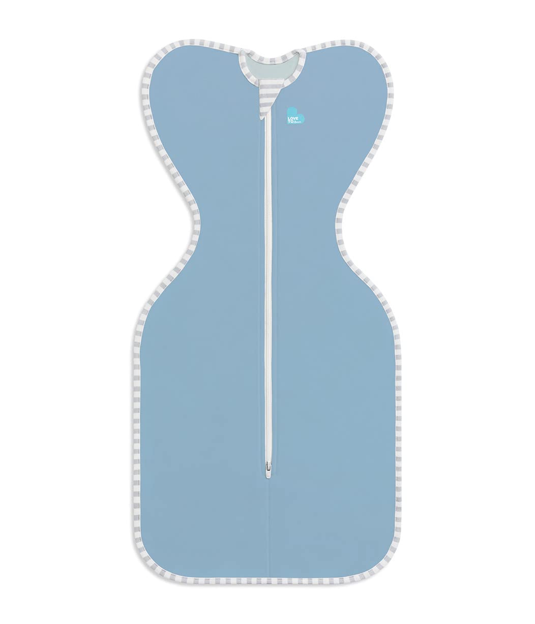 Love to Dream Swaddle UP - Baby Sleep Sack for Newborns 8-13 lbs | Self-Soothing Snug Fit in Dusty Blue