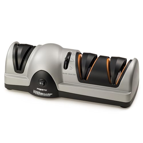 Electric Knife Sharpener - Professional 3-Stage System, One Size - Knife Sharpeners