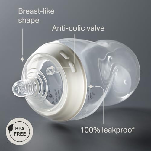 Tommee Tippee Natural Start Baby Bottles Wide Neck Anti-Colic 9oz - Fiesta Variation