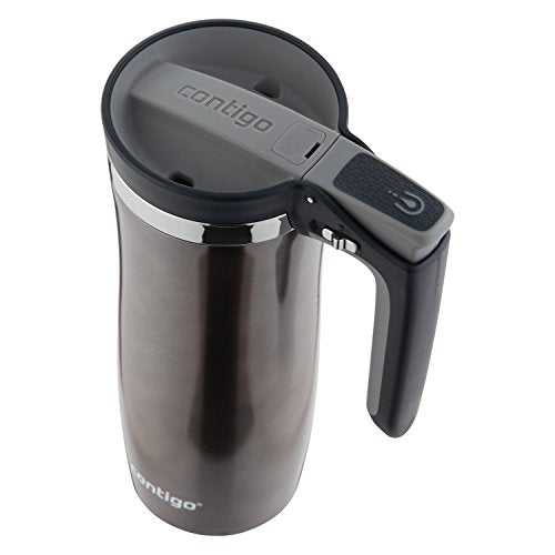 Contigo Gunmetal Travel Mug 16oz with AUTOSEAL Leak-Proof Lid & Handle