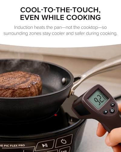 Nuwave Flex Pro 10.25-Inch Portable Induction Cooktop with Touch Display