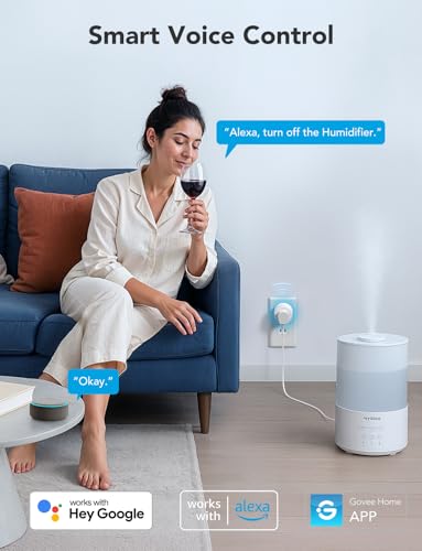 Govee Smart WiFi Outlet Plug Set - 4 Pack Compatible with Alexa & Google Assistant