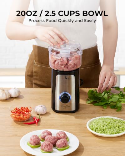 5-in-1 Food Processor Blender Set for Smoothies, Chopping & Grinding