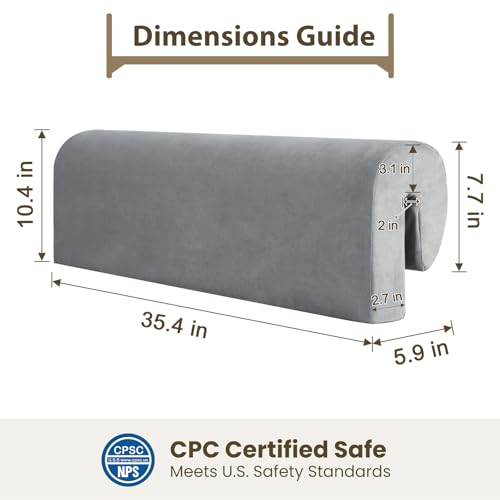 Toddlers' Bed Rail Bumpers Protector, Children's Guardrail Padding,