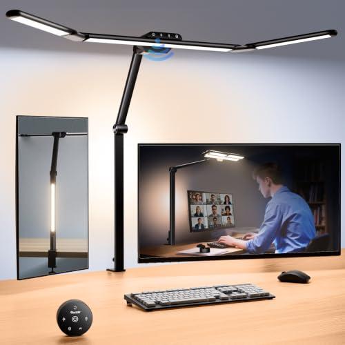 Quntis 32.3" Eye Care Architect Desk Lamps with Clamp for Office Home