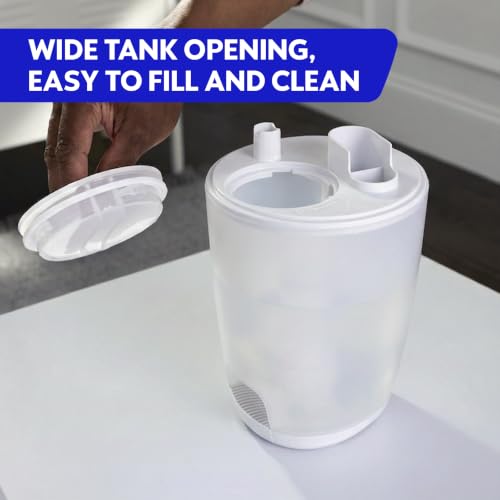 Cool Mist Humidifier with 1.2 Gallon Tank for Bedroom & Medium Rooms