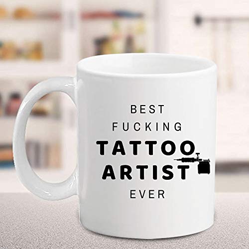 Funny Tattoo Artist Coffee Mug - Unique Sarcastic Gift for Men & Co-Workers