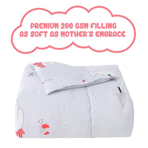 Yibeizi Christmas Twin Comforter Set with Bear Snowmen Design - Lightweight & Breathable Bedding for Kids, 2 Pieces