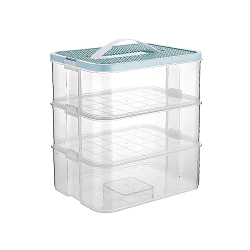 Stackable Plastic Toy Storage Organizer with Adjustable Compartments for LEGO Blocks