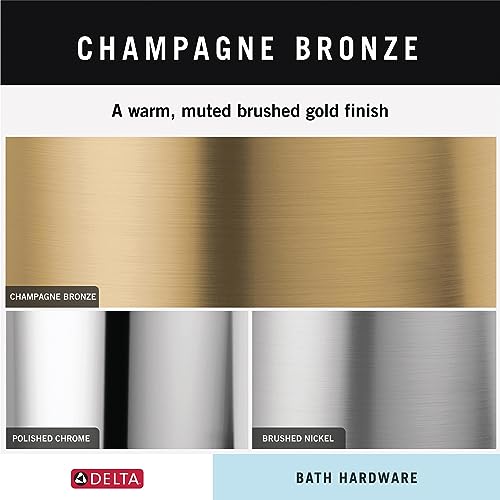 Delta Hand Towel Ring - Champagne Bronze Wall Mount for Kitchen & Bathroom - Linden Accessories