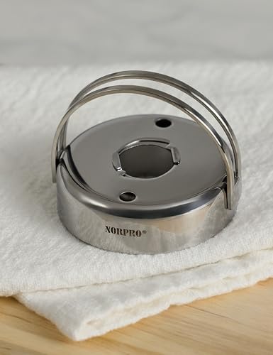 Norpro Stainless Steel Donut Cookie Cutter with Removable Center 2.75in