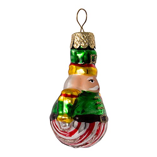 Kurt Adler 12 Piece Petite Glass Ornament Set - Christmas Tree Decorations