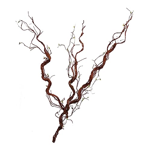 63" Faux Tree Trunk Branch Wall Hanging Grape Vines Spooky Decor