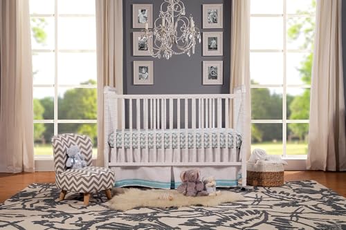 Toddler Bed Conversion Kit for Jenny Lind Crib in White - Easy to Install