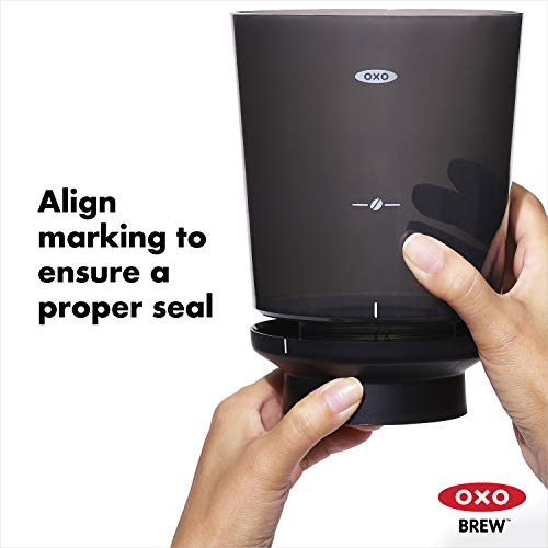 OXO Brew Compact Cold Brew Coffee Maker 24 oz - Small Space, Reusable Filter