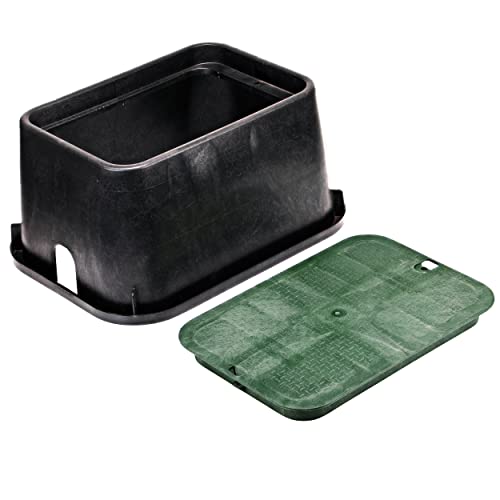 15x22 Inch Rectangular Jumbo Valve Box with Cover for Irrigation Systems - Black/Green Variation of THIS listing